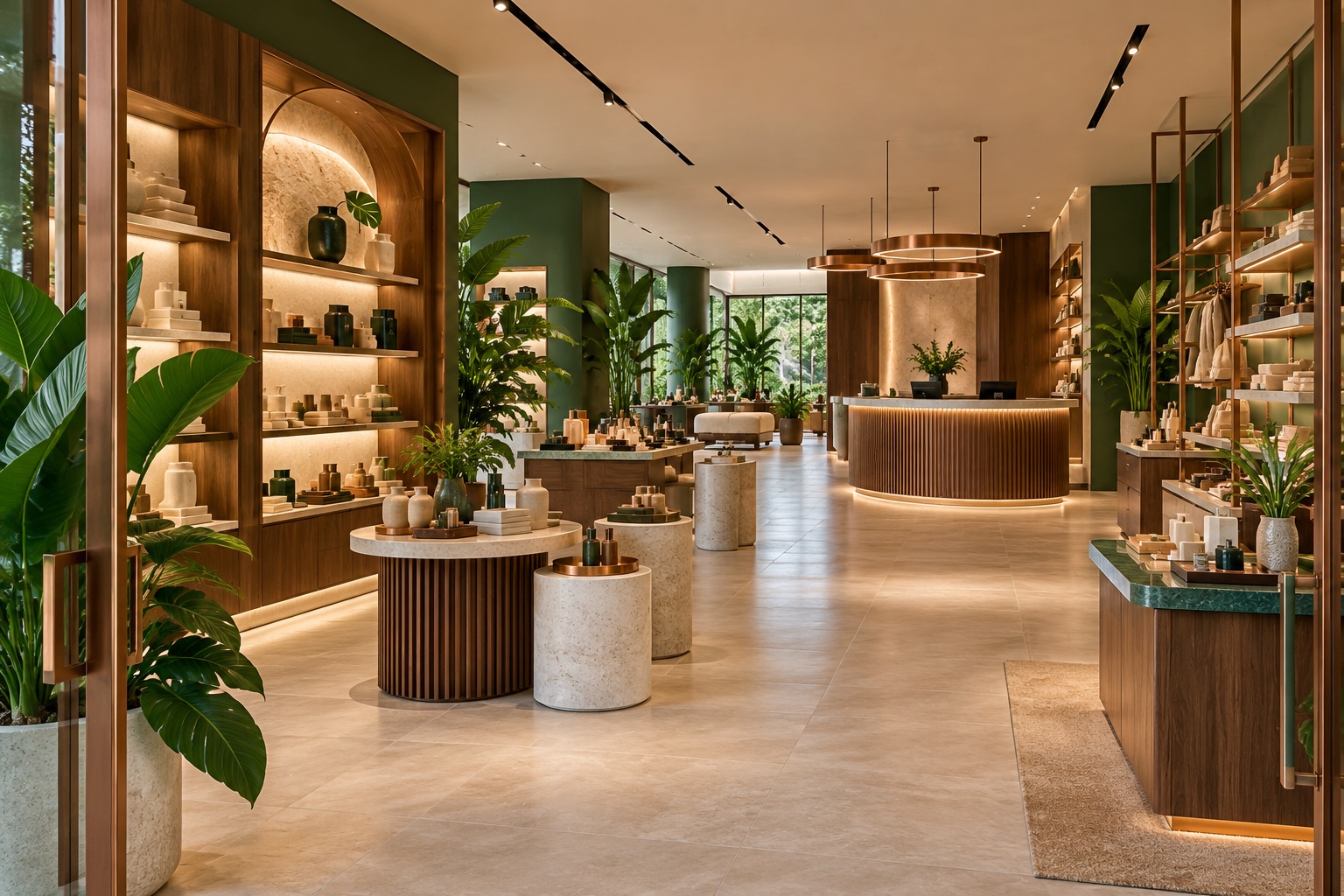 Concepto de adecuación de local comercial y retail en Panamá